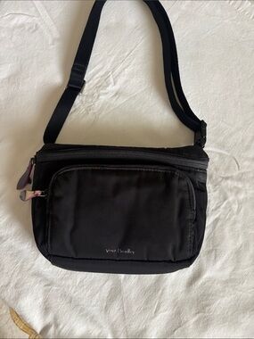Vera Bradley Black Compact Crossbody Belt Bag
